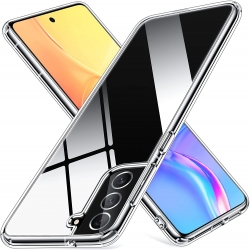 Samsung Galaxy S21 FE Case - Vakoo Crystal Clear [Superior Yellowing-Resistant] Slim Thin Hard PC Back Cover, Silicone Shockproof Protective Phone Case for Galaxy S21 FE 5G 6.4" - Transparent