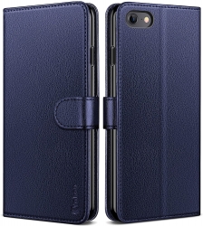 Vakoo Wallet Case for iPhone SE 2022 Case (3rd Gen), Premium Leather Flip Case with Card Holder [Shockproof TPU Inner Shell] Phone Cover for iPhone SE 2022/2020/iPhone 7/iPhone 8(4.7 inch)