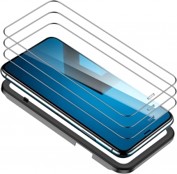 Vakoo 3-Pack iPhone XR and iPhone 11 Screen Protector, Tempered Glass Film [Anti - Scratch] [Bubble - Free] [9H Hardness] [0.33mm Ultra Clear] for iPhone XR and iPhone 11 6.1-Inch