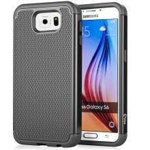Vakoo Samsung Galaxy S6 Case Armor Protective Hybrid Matte Hard Cover Cases