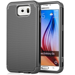 Vakoo Samsung Galaxy S6 Case Armor Protective Hybrid Matte Hard Cover Cases