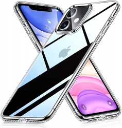 Vakoo Diamond Clear Series iPhone 11 Case [Upgraded Anti-Yellowing] [Anti-Drop Shockproof Protection] Anti-Scratch, Fingerprint Resistant, Soft TPU Protective Phone Case Cover for iPhone 11 6.1"