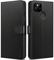 Pixel 5A Case, Google Pixel 5A Case, Vakoo Crystal Clear Anti-Yellowing Hard PC Back Cover, Silicone Shockproof Protective Slim Fit Phone Case for Google Pixel 5A 6.34" 2021 - Transparent