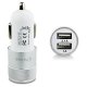 Car Charger, Vakoo 24W Dual Port Micro USB Lightning Car Charger for iPhone 7 6S Plus 6 SE 5S 5 5C 4S, Samsung Galaxy S7 S6 Edge Plus S5,Moto G4, LG G5 K7, HTC, Nexus 5X 6P, iPads Tablet (Silver)