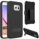 Vakoo Galaxy S6 Case Hybrid Hard Shell Armor Stand Cover