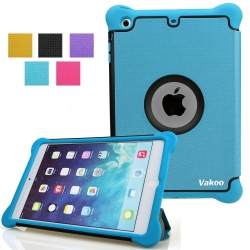 iPad Mini Case, VAKOO iPad Mini 3 / iPad Mini 2 / iPad Mini Folio Slim Fit Leather Flip Stand Case Magnetic with Smart Cover Auto Sleep / Wake Feature