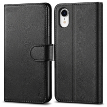Vakoo Wallet Series Phone Case for iPhone XR - Black