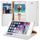 Vakoo Flip Case Ledertasche für Apple iPhone 6 6s Tasche Weiss
