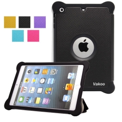 VAKOO iPad Mini Case, iPad Mini 3 2 1 Case Kids Proof Shockproof Drop Proof Soft Silicone Portable Light Weight Handle Case Cover for iPad Mini 3, iPad Mini Retina Display and iPad Mini (Yellow, Blue)