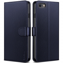 Vakoo Wallet Series Phone Case for iPhone SE 2020/iPhone 7/iPhone 8 - blue