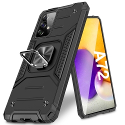 Vakoo Armor Series Phone Case for Samsung Galaxy A72 Case, Black