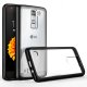 Vakoo Slim Fit TPU Bumper Crystal Clear Back Case for LG K7 / LG Tribute 5 – Black