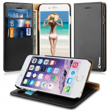 Vakoo iPhone 6 Hülle Tasche Flip Case PU Leder Brieftasche Schutzhülle