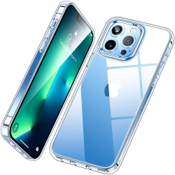 Vakoo Diamond Clear Series iPhone 13 Pro Case [Upgraded Anti-Yellowing] [Anti-Drop Shockproof Protection] Anti-Scratch Fingerprint Resistant TPU Protective Phone Case for iPhone 13 Pro 6.1''