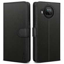 Vakoo Wallet Series Phone Case for Xiaomi Mi 10T Lite 5G - with RFID Blocking - Black