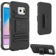 VAKOO Galaxy S6 Case Shockproof Drop Proof Dual Layer Rugged Soft Silicone Holster Pouch Case