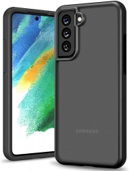 Samsung Galaxy S21 FE 5G Case - Vakoo Crystal Clear [Superior Yellowing-Resistant] Slim Thin Hard PC Back Cover, Silicone Shockproof Protective Phone Case for Galaxy S21 FE 5G 6.4" - Transparent