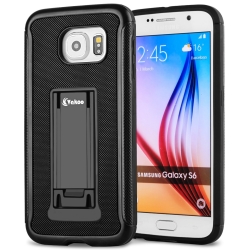 Vakoo Samsung Galaxy S6 Case Slim Hybrid Protective Hard Shell Stand Cover