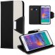 VAKOO Double Colors Leather Wallet Case Cover for Samsung Galaxy Note 4